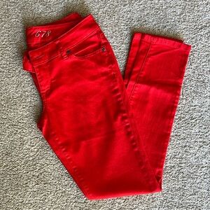Red skinny jeans - Women’s size 4